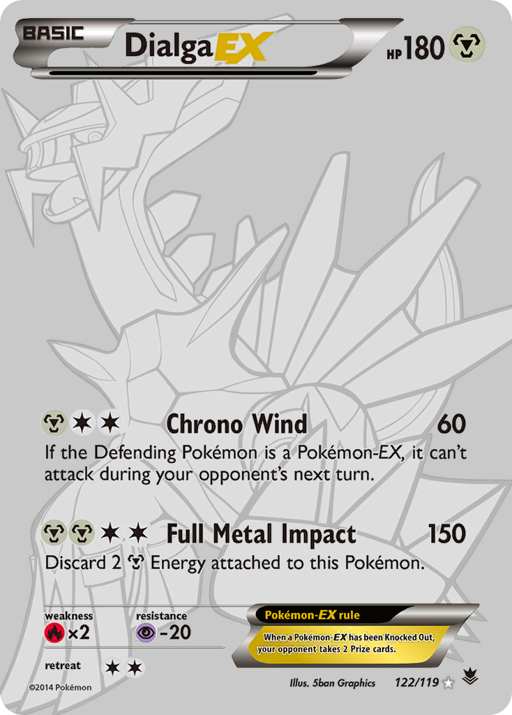 Dialga EX (122/119) [XY: Phantom Forces] | North Game Den