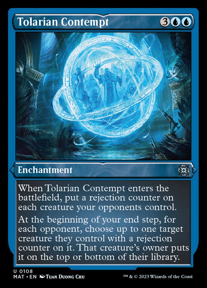 Tolarian Contempt (Foil Etched) [March of the Machine: The Aftermath] | North Game Den