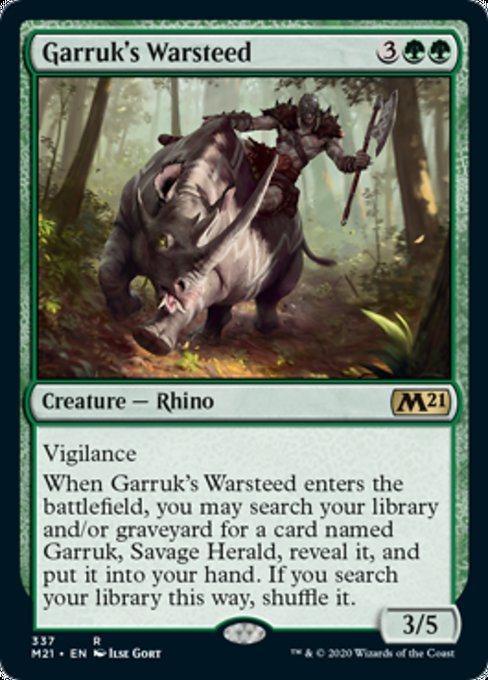 Garruk's Warsteed [Core Set 2021] | North Game Den