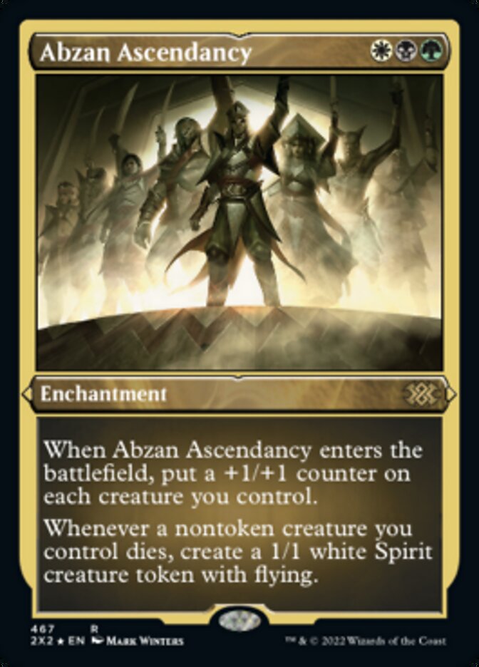 Abzan Ascendancy (Foil Etched) [Double Masters 2022] | North Game Den