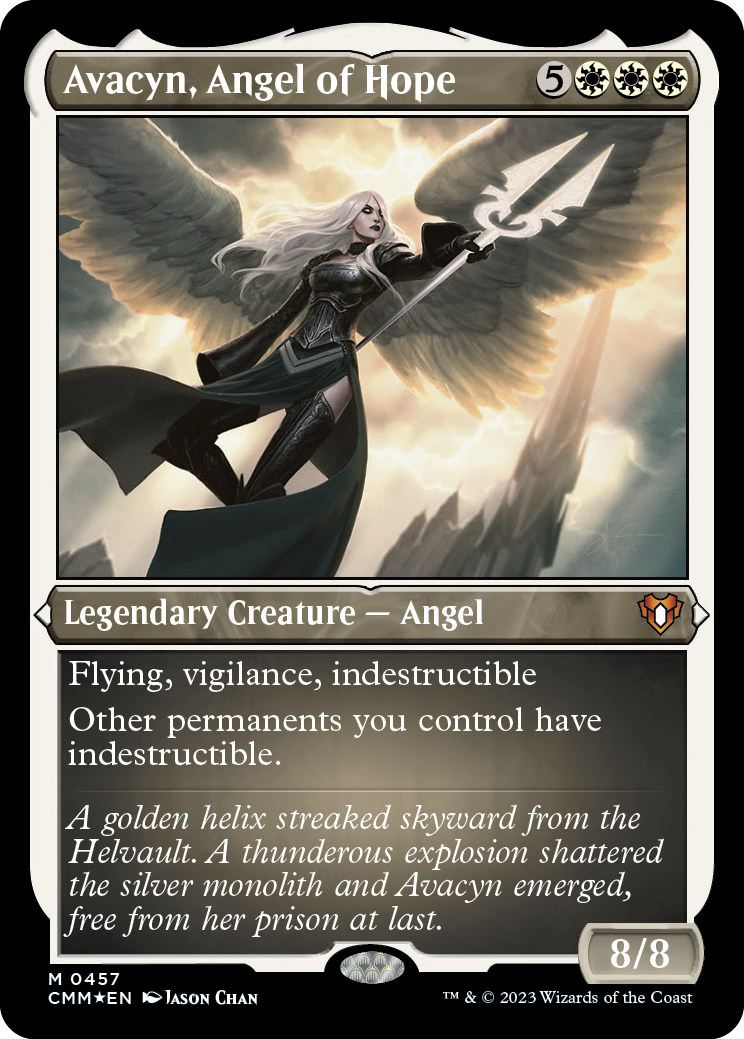 Avacyn, Angel of Hope (Foil Etched) [Commander Masters] | North Game Den