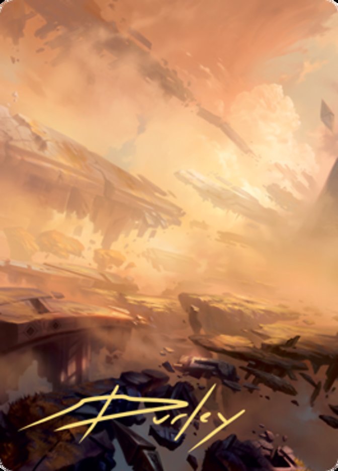 Plains 1 Art Card (Gold-Stamped Signature) [Zendikar Rising Art Series] | North Game Den