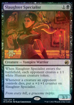 Slaughter Specialist [Innistrad: Midnight Hunt Prerelease Promos] | North Game Den