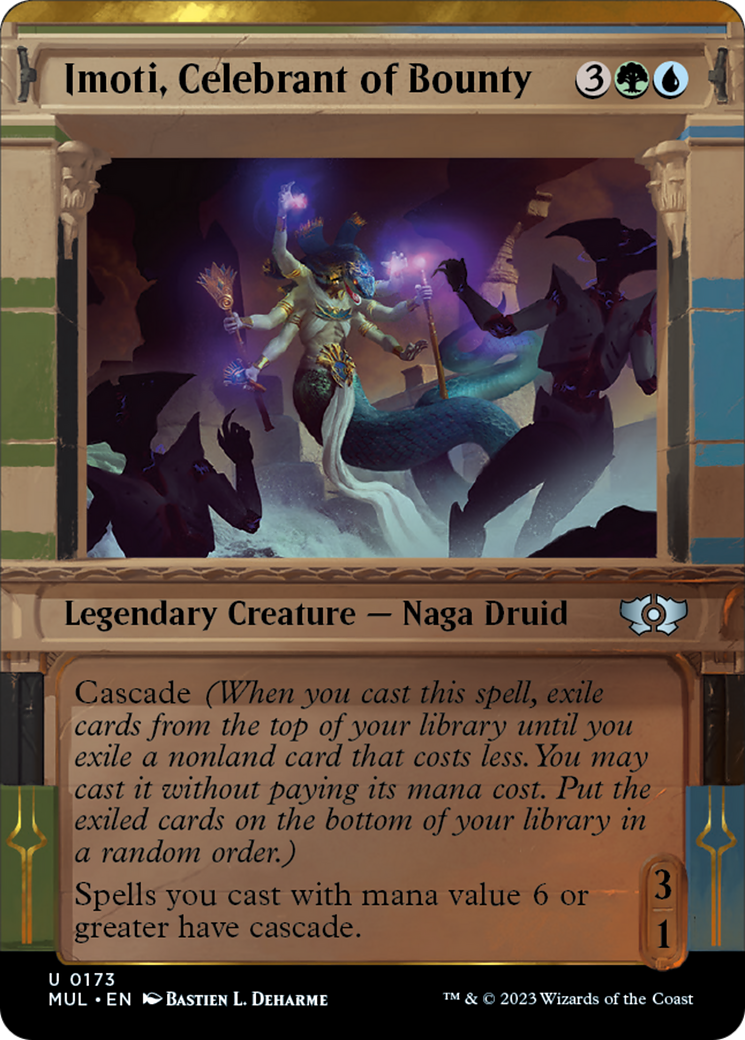 Imoti, Celebrant of Bounty (Halo Foil) [Multiverse Legends] | North Game Den