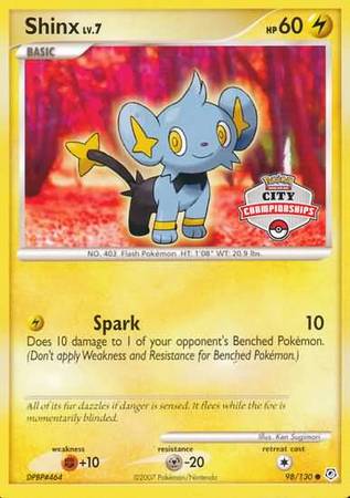 Shinx (98/130) (City Championships Promo) [Nintendo: Black Star Promos] | North Game Den