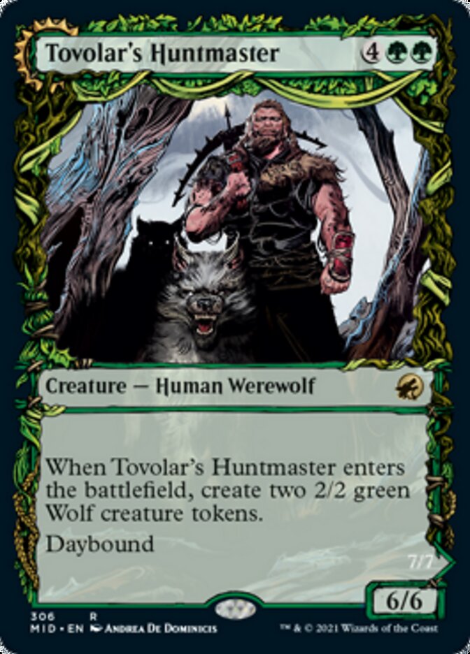 Tovolar's Huntmaster // Tovolar's Packleader (Showcase Equinox) [Innistrad: Midnight Hunt] | North Game Den