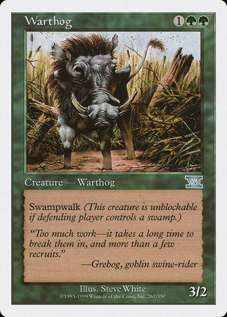 Warthog [Classic Sixth Edition] | North Game Den