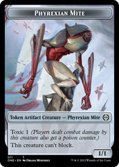 Phyrexian Mite // Phyrexian Insect Double-Sided Token [Phyrexia: All Will Be One Commander Tokens] | North Game Den