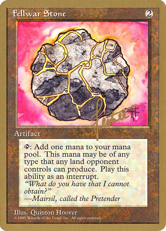 Fellwar Stone (Bertrand Lestree) [Pro Tour Collector Set] | North Game Den