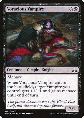 Voracious Vampire [Rivals of Ixalan] | North Game Den