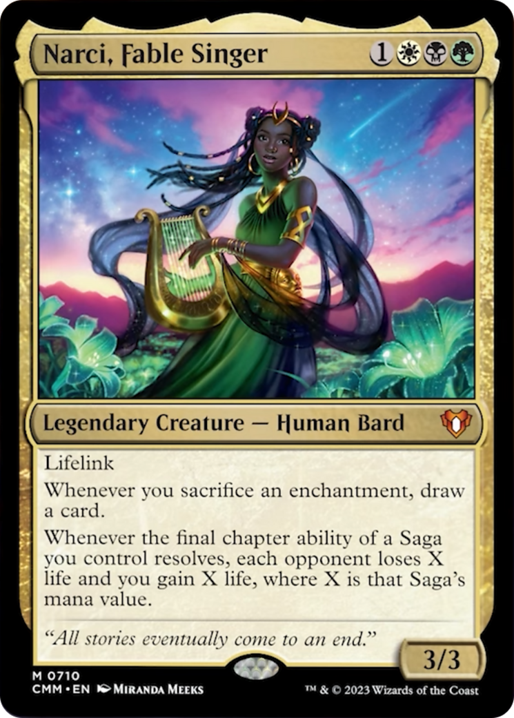 Narci, Fable Singer [Commander Masters] | North Game Den