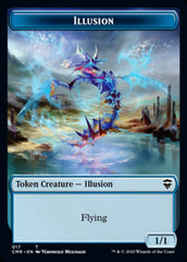 Illusion // Saproling Token [Commander Legends Tokens] | North Game Den