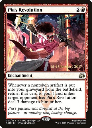 Pia's Revolution [Aether Revolt Promos] | North Game Den