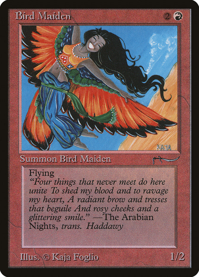 Bird Maiden (Dark Mana Cost) [Arabian Nights] | North Game Den