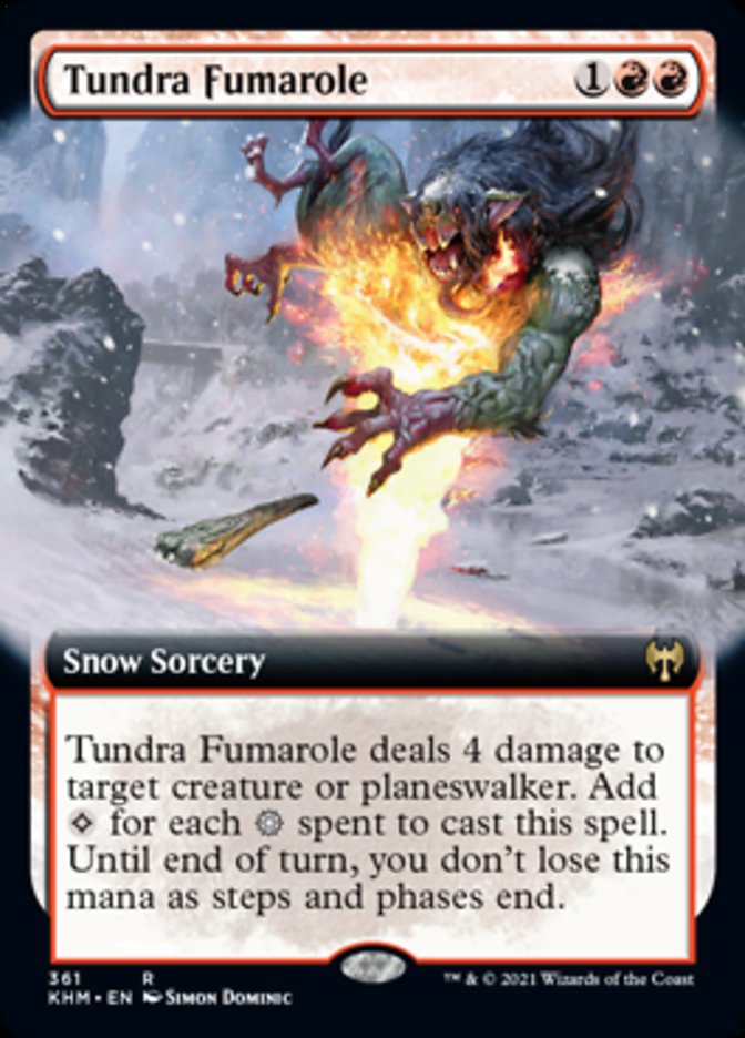 Tundra Fumarole (Extended Art) [Kaldheim] | North Game Den