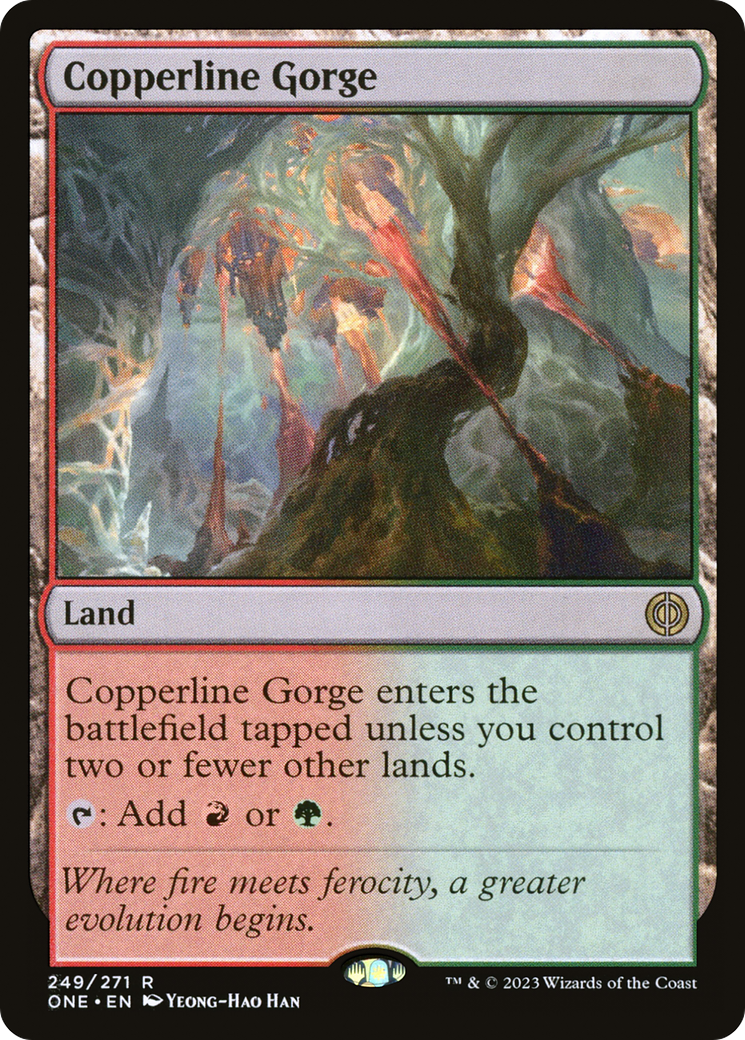 Copperline Gorge [Phyrexia: All Will Be One] | North Game Den