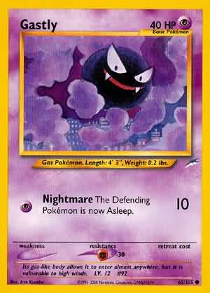 Gastly (65/105) [Neo Destiny Unlimited] | North Game Den