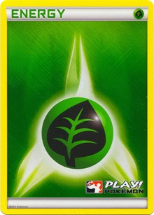 Grass Energy (2011 Play Pokemon Promo) [League & Championship Cards] | North Game Den