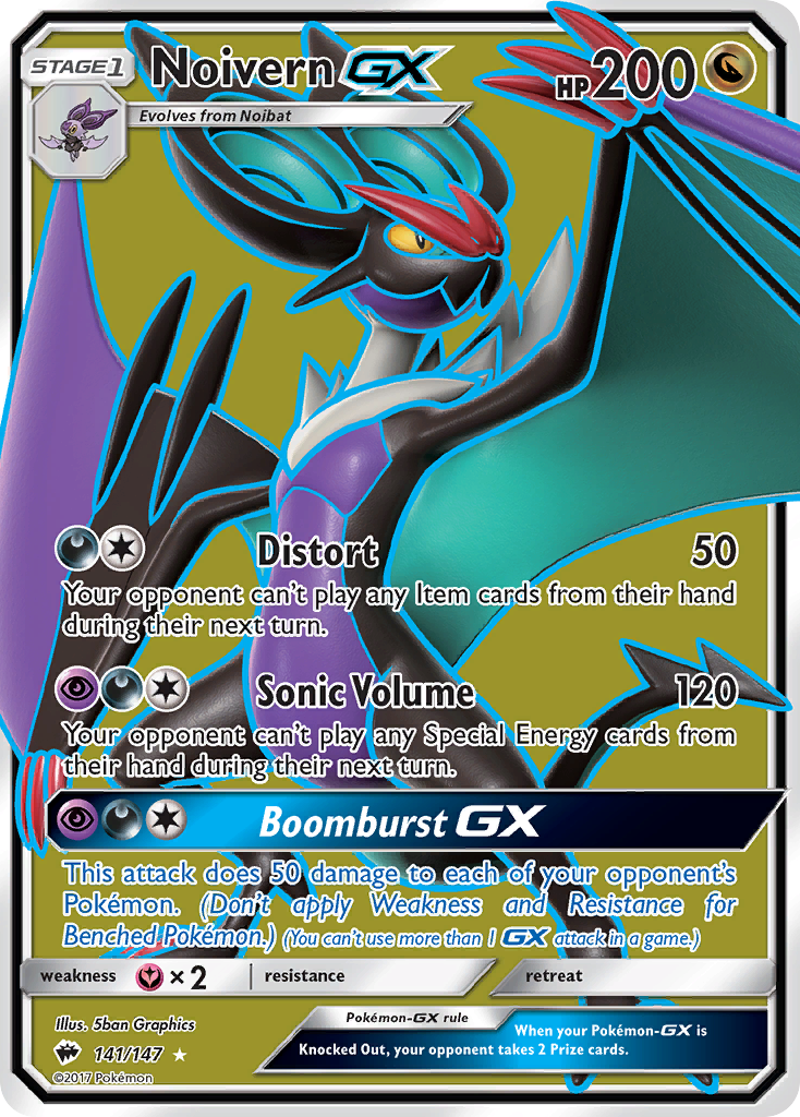 Noivern GX (141/147) [Sun & Moon: Burning Shadows] | North Game Den