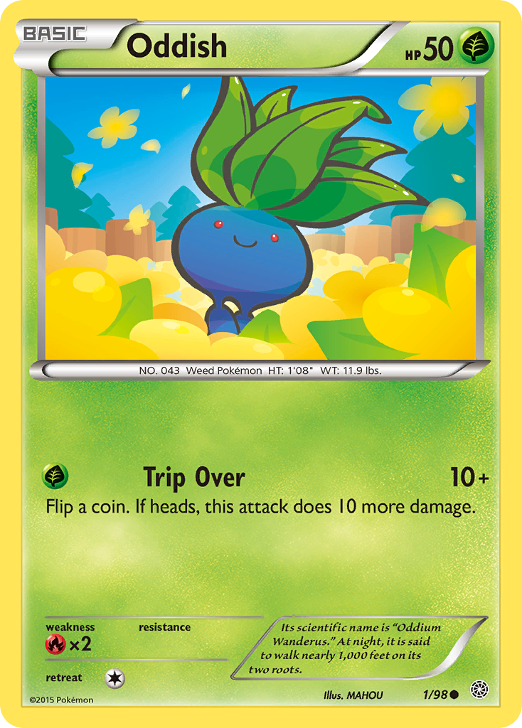 Oddish (1/98) [XY: Ancient Origins] | North Game Den