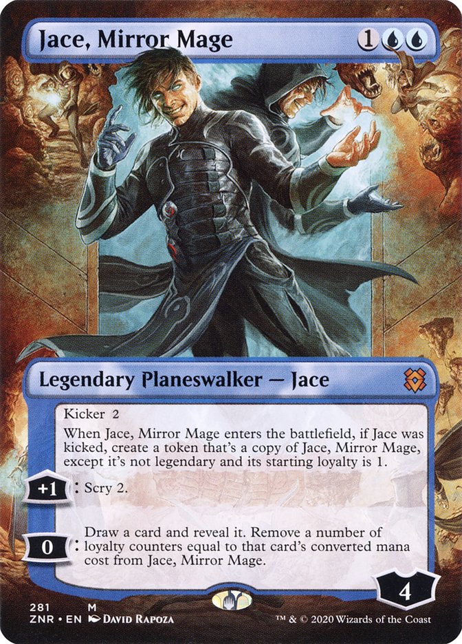 Jace, Mirror Mage (Borderless) [Zendikar Rising] | North Game Den