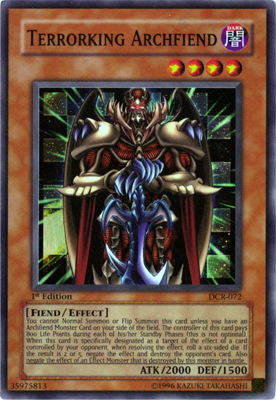 Terrorking Archfiend [DCR-072] Super Rare | North Game Den