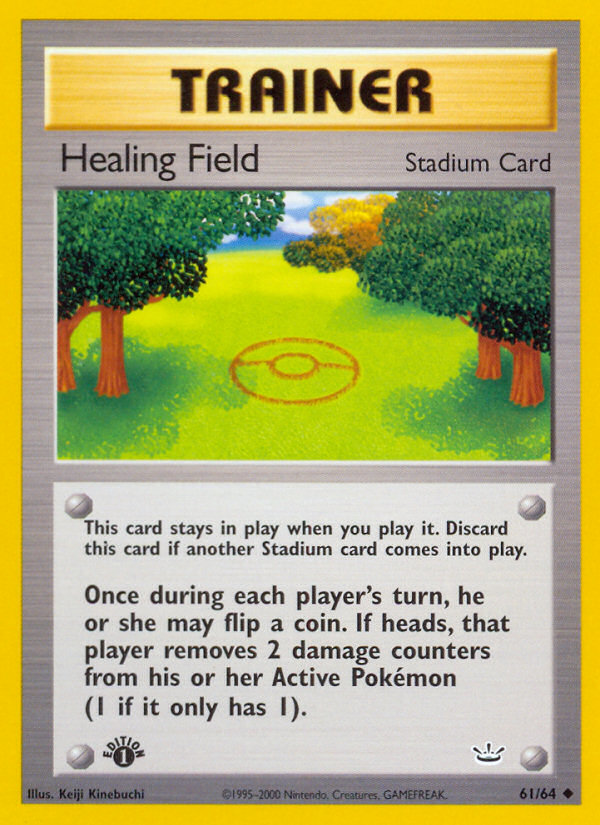 Healing Field (61/64) [Neo Revelation 1st Edition] | North Game Den