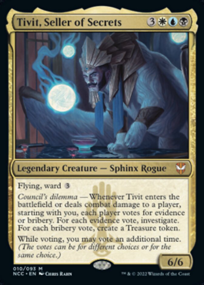 Tivit, Seller of Secrets [Streets of New Capenna Commander] | North Game Den