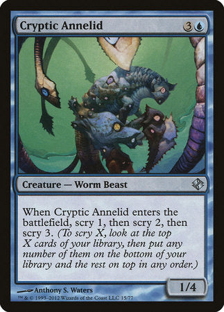 Cryptic Annelid [Duel Decks: Venser vs. Koth] | North Game Den