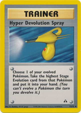 Hyper Devolution Spray (73/75) [Neo Discovery Unlimited] | North Game Den