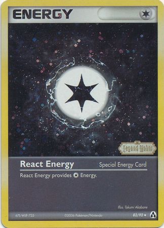 React Energy (82/92) (Stamped) [EX: Legend Maker] | North Game Den