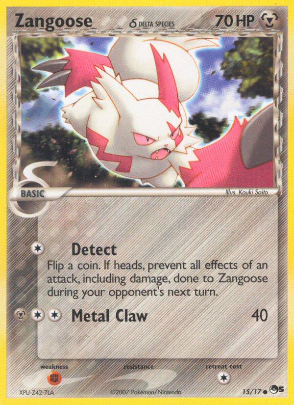 Zangoose (15/17) (Delta Species) [POP Series 5] | North Game Den