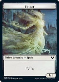 Spirit // Insect (013) Double-sided Token [Commander 2020 Tokens] | North Game Den