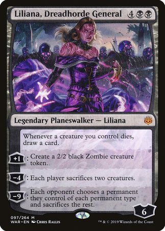 Liliana, Dreadhorde General [War of the Spark] | North Game Den