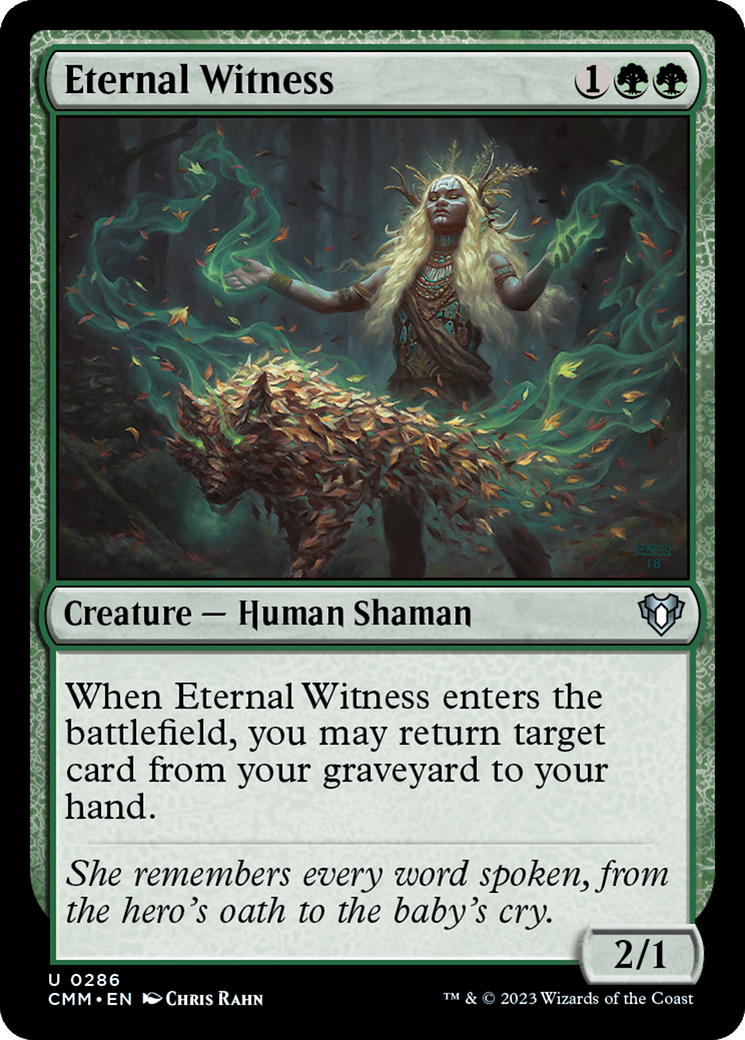 Eternal Witness [Commander Masters] | North Game Den
