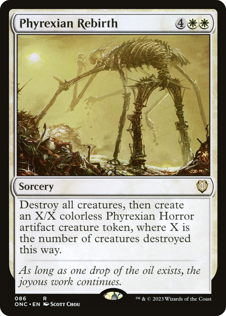 Phyrexian Rebirth [Phyrexia: All Will Be One Commander] | North Game Den