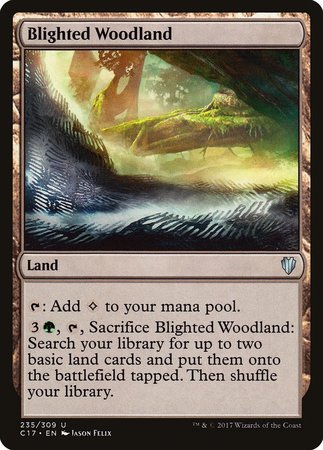 Blighted Woodland [Commander 2017] | North Game Den