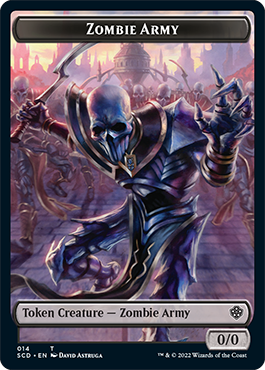 Zombie // Zombie Army Double-Sided Token [Starter Commander Decks] | North Game Den