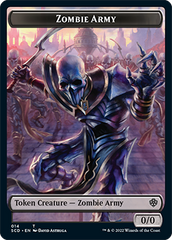 Zombie // Zombie Army Double-Sided Token [Starter Commander Decks] | North Game Den