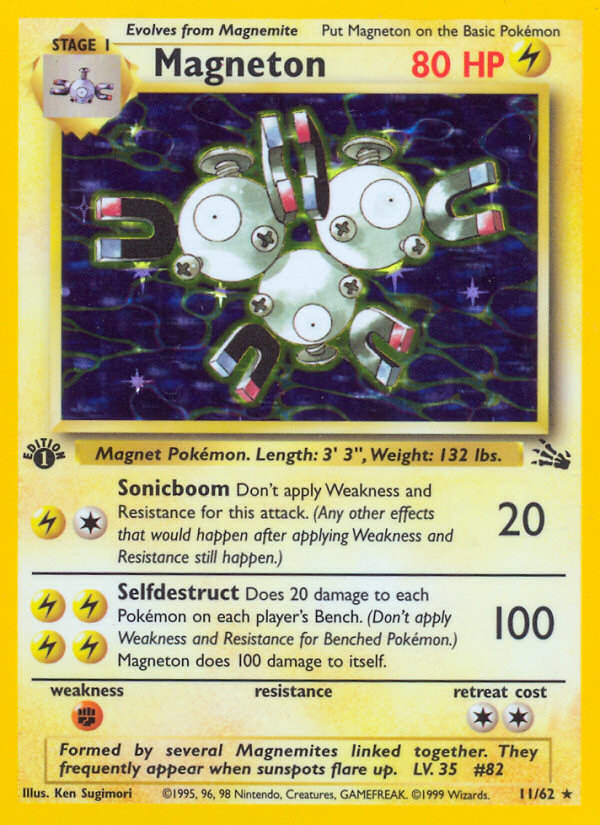 Magneton (11/62) [Fossil 1st Edition] | North Game Den