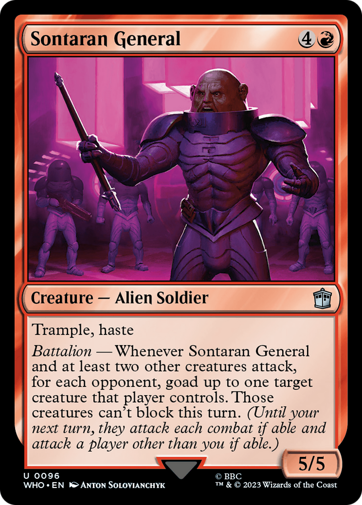 Sontaran General [Doctor Who] | North Game Den