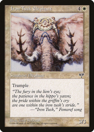 Iron Tusk Elephant [Mirage] | North Game Den