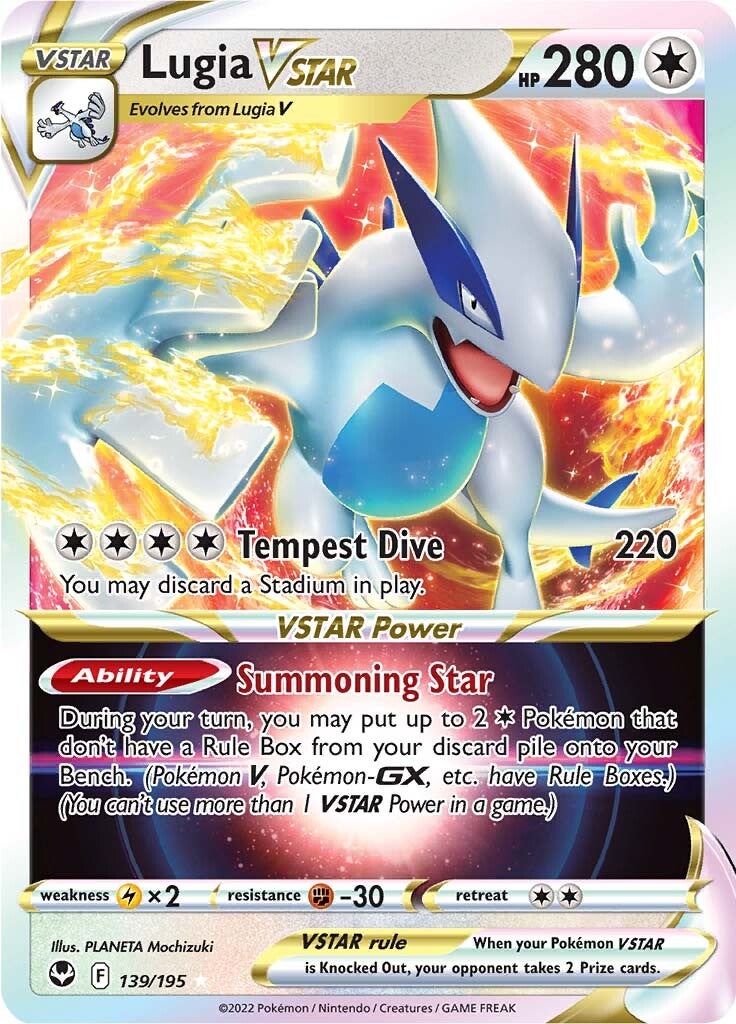 Lugia VSTAR (139/195) [Sword & Shield: Silver Tempest] | North Game Den