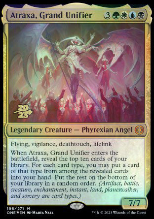 Atraxa, Grand Unifier [Phyrexia: All Will Be One Prerelease Promos] | North Game Den
