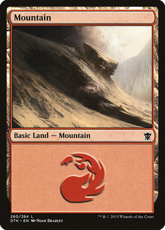 Mountain (260) [Dragons of Tarkir] | North Game Den