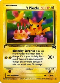 Pikachu (24) (Birthday) [Pikachu World Collection Promos] | North Game Den