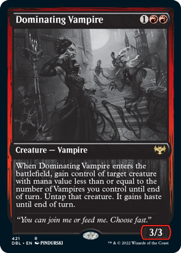 Dominating Vampire [Innistrad: Double Feature] | North Game Den