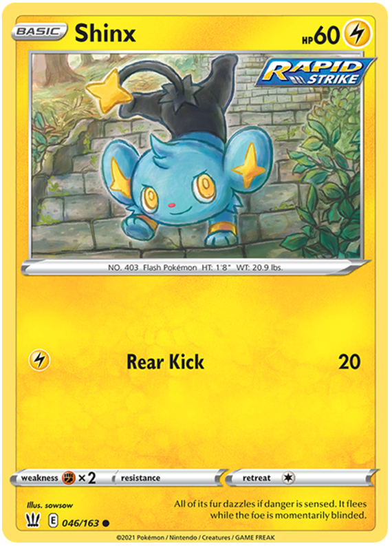 Shinx (046/163) [Sword & Shield: Battle Styles] | North Game Den