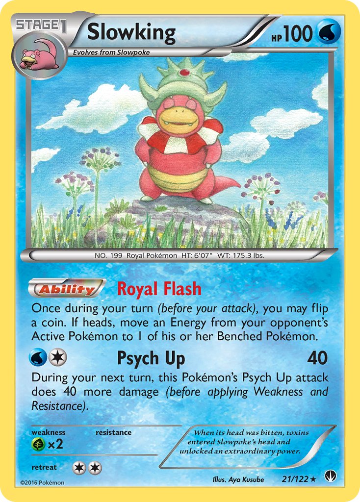 Slowking (21/122) (Theme Deck Exclusive) [XY: BREAKpoint] | North Game Den