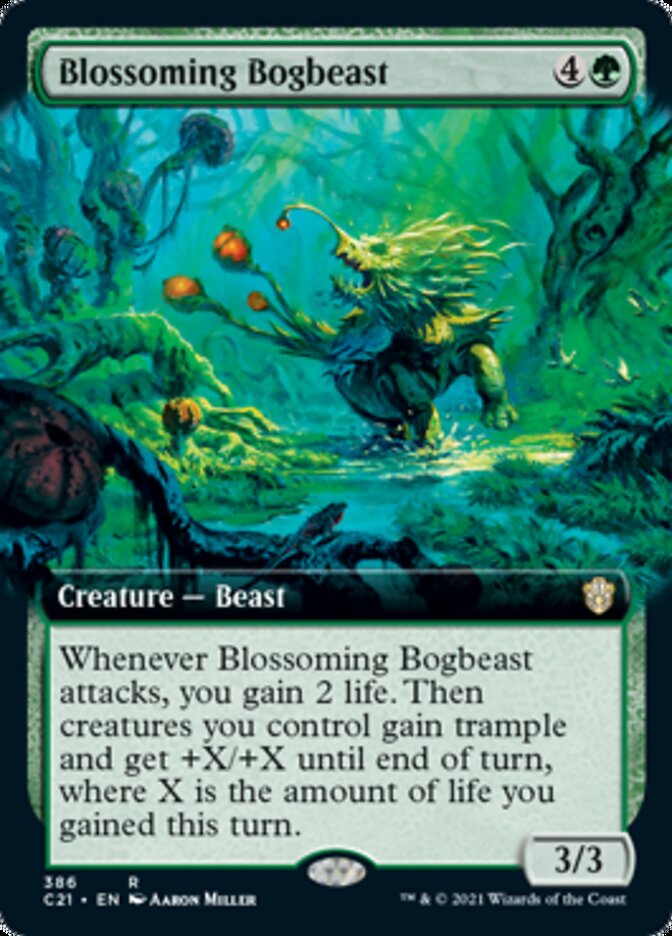 Blossoming Bogbeast (Extended) [Commander 2021] | North Game Den